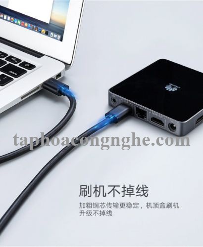 Ugreen 10369 0.5M màu Đen Cáp 2 đầu USB 3.0 dương cao cấp US128 30010369
